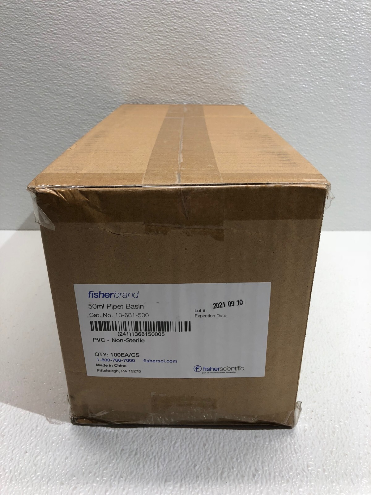 Fisher Scientific Fisherbrand 50mL Pipet Basin 13-681-500 100/Cs