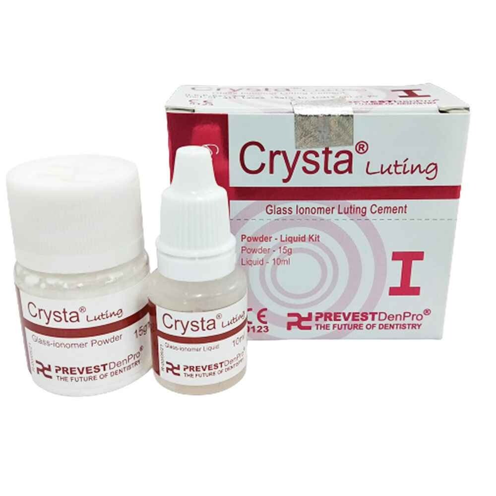 Dental CRYSTA Luting Cement PL Pack – 15gm Powder + 10ml Liquid