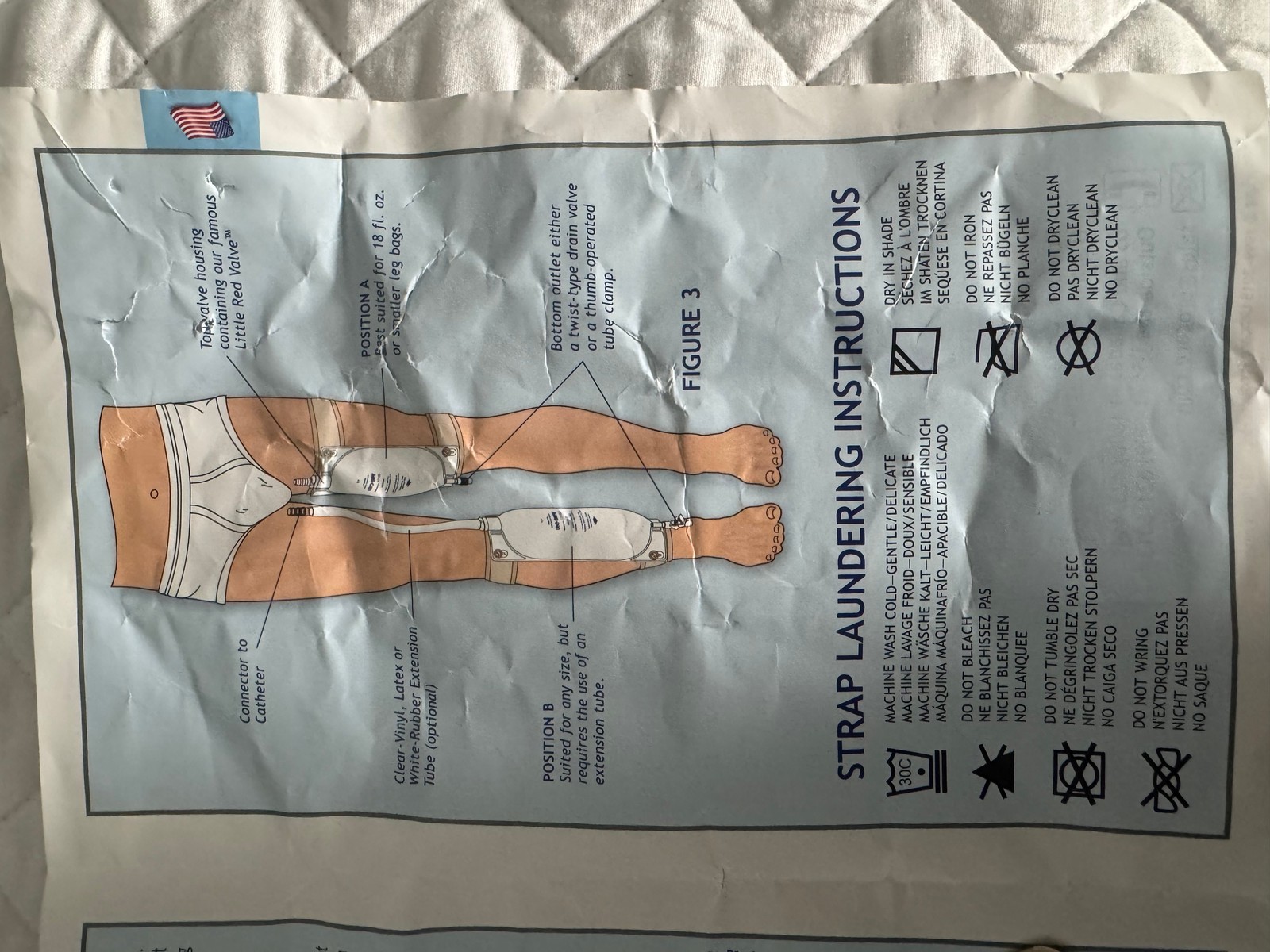 Urocare Urinary Drainage Bag Kit with Leg Straps