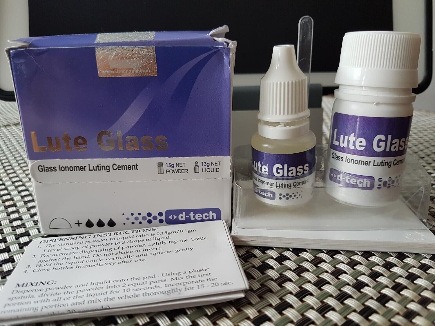 D Tech Lute Glass Ionomer Luting Cement Material Type