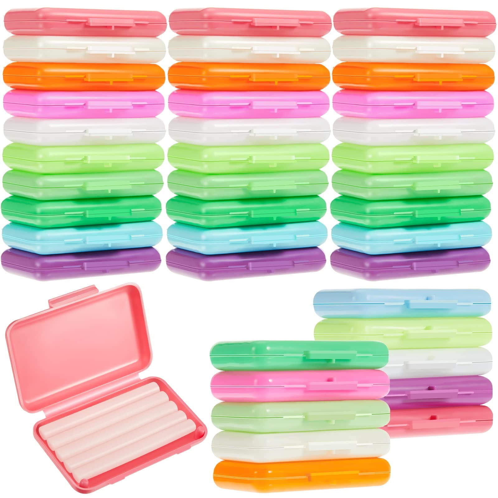 Tondiamo 40 Pack Clear Braces Wax for Teeth Dental Wearer Mixed Flavors