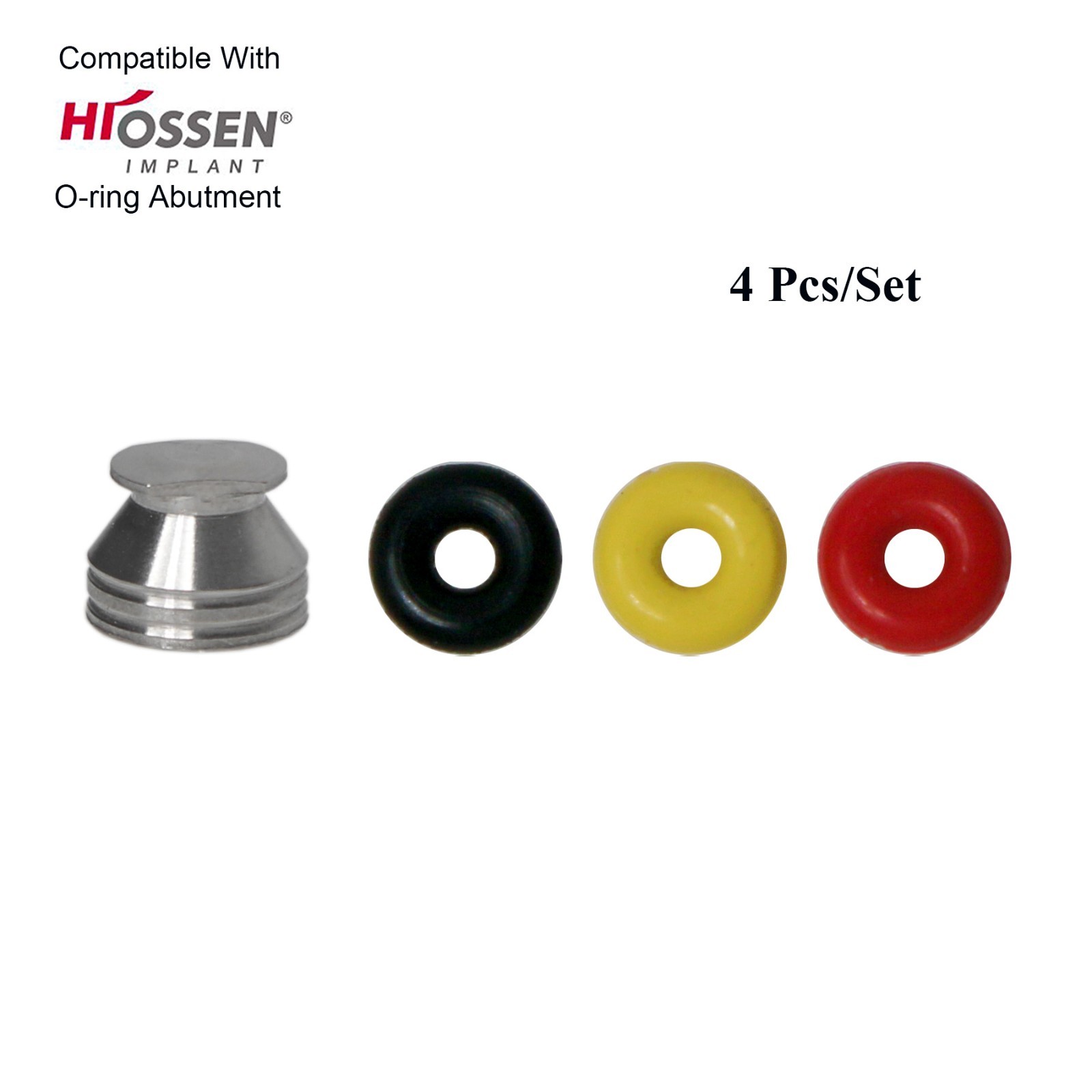 US Implant O-ring Retention Cap For Hiossen/Osstem Ball Attachment Overdenture