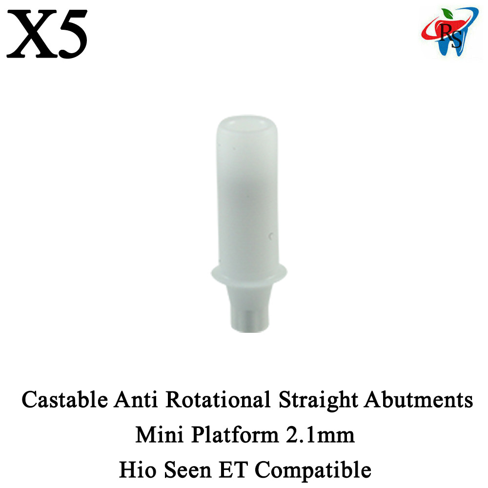 5pcs Castable Straight Anti Rotation Mini Platform 2.1mm Hio Seen ET Compatible