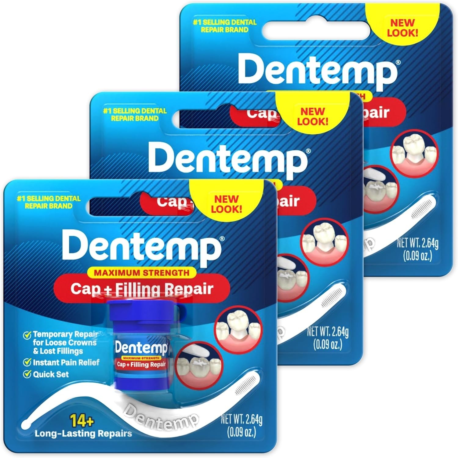Maximum Strength Loose Cap and Lost Filling Repair – Dental Repair Kit for In…