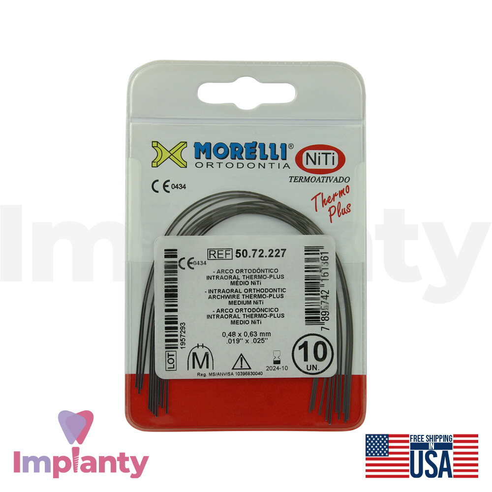 Morelli Orthodontic Alignment NiTi Thrmo Plus Rectengular Archwires Dental Tool