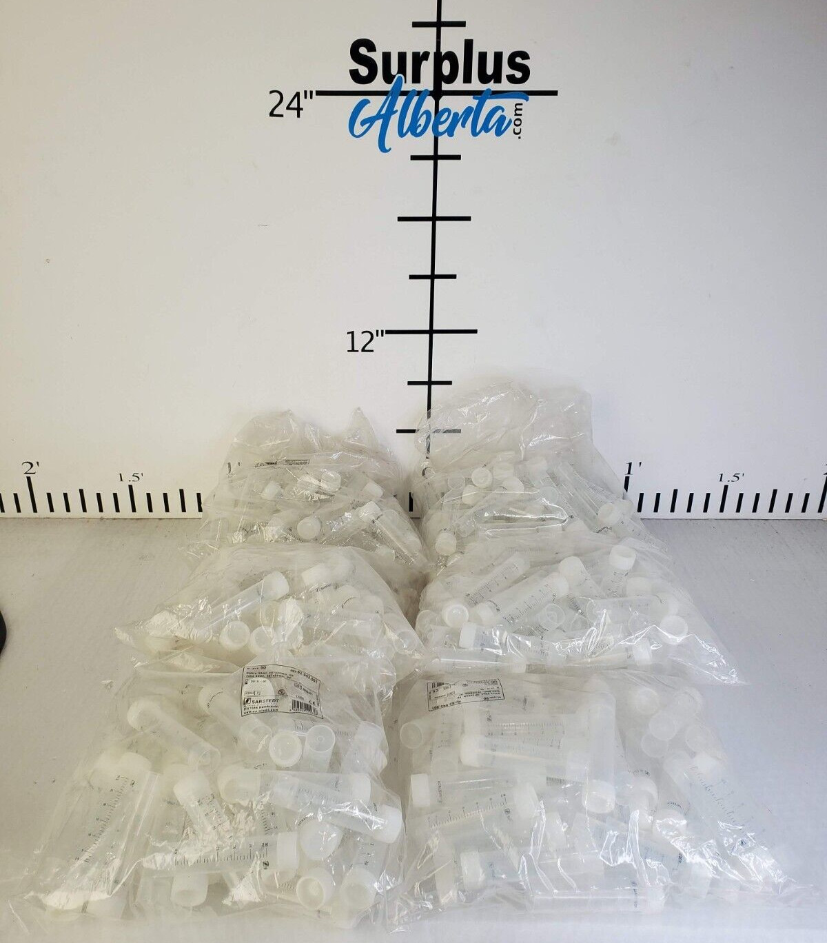 SARSTEDT 62.543.001 30ML SCREW CAP PP TUBES 107 X 25MM 50/BAG x 5 Bags