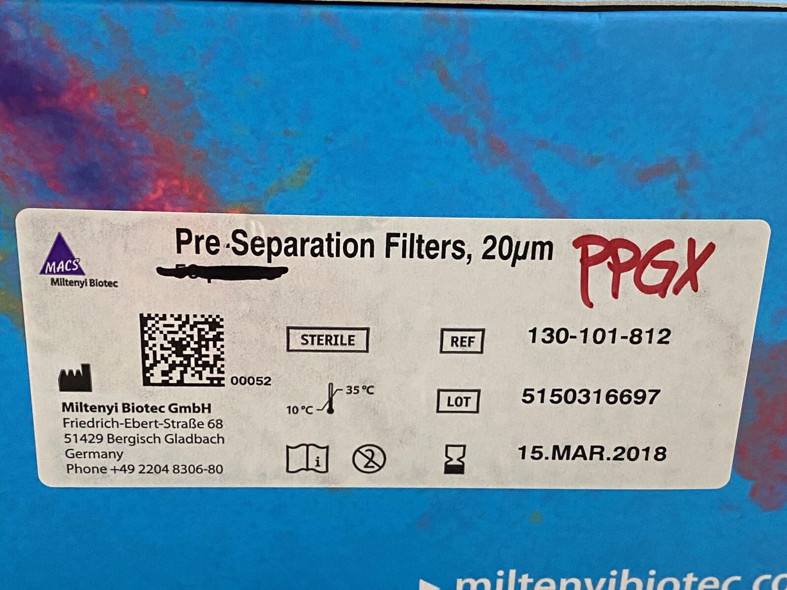 (12 Pcs) MILTENYI BIOTEC MACS 20um Pre-Separation Filters 130-101-812