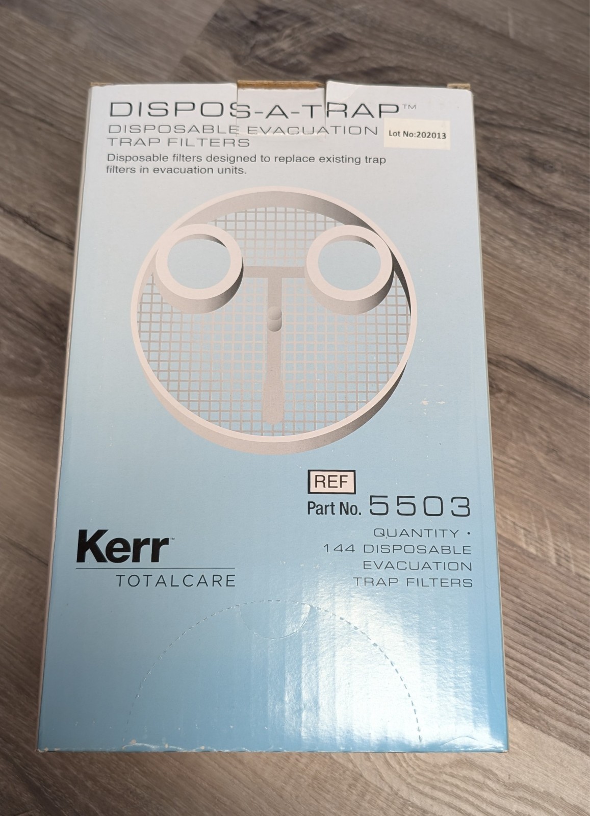 Kerr Dispos-A-Trap #5503 Disposable Evacuation Trap Filters (1-7/8″ – Qty: 126)