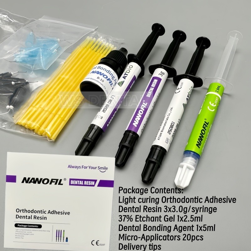 Orthodontic Adhesive Dental Resin Teeth brackets braces Light cure bonding Agent