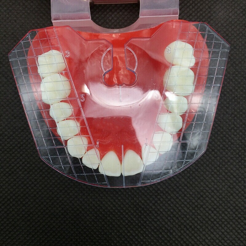 10Box Dental Guide Template Plate For Complete Denture False Teeth Arrangement