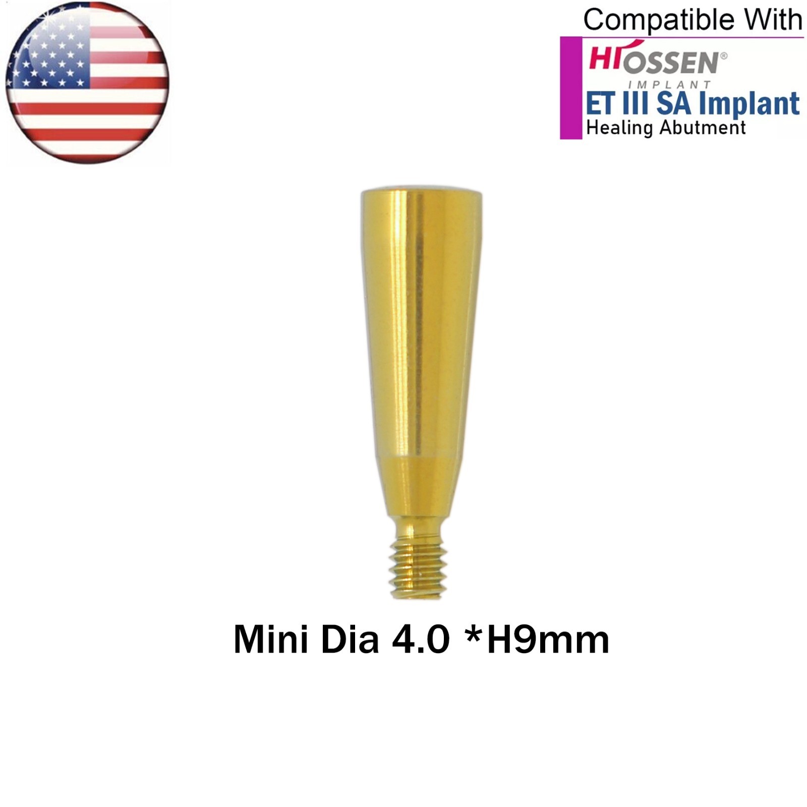 US OSS Dental Mini Healing Abutment Cover Screw Fits Osstem Hiossen Platform
