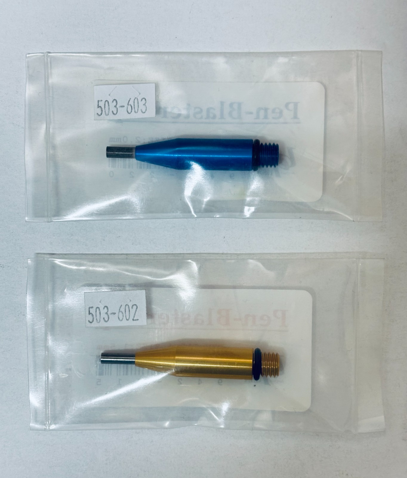 Sand Blaster Tip 1.5mm (GOLD) & 2.0mm (BLUE) ( Ho Do Ri )