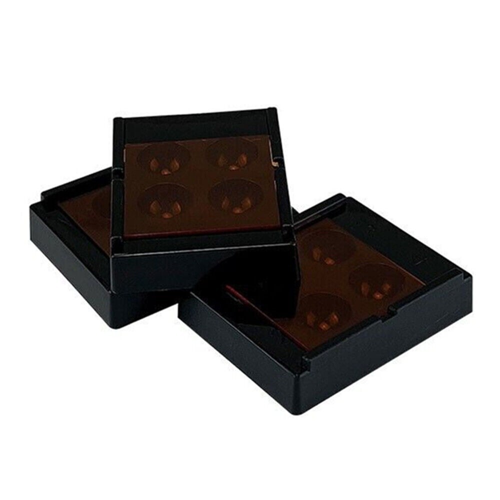 Dental Veneer Storage Box Teeth Patch Shading Light Retainer Molar Box 4 Holes