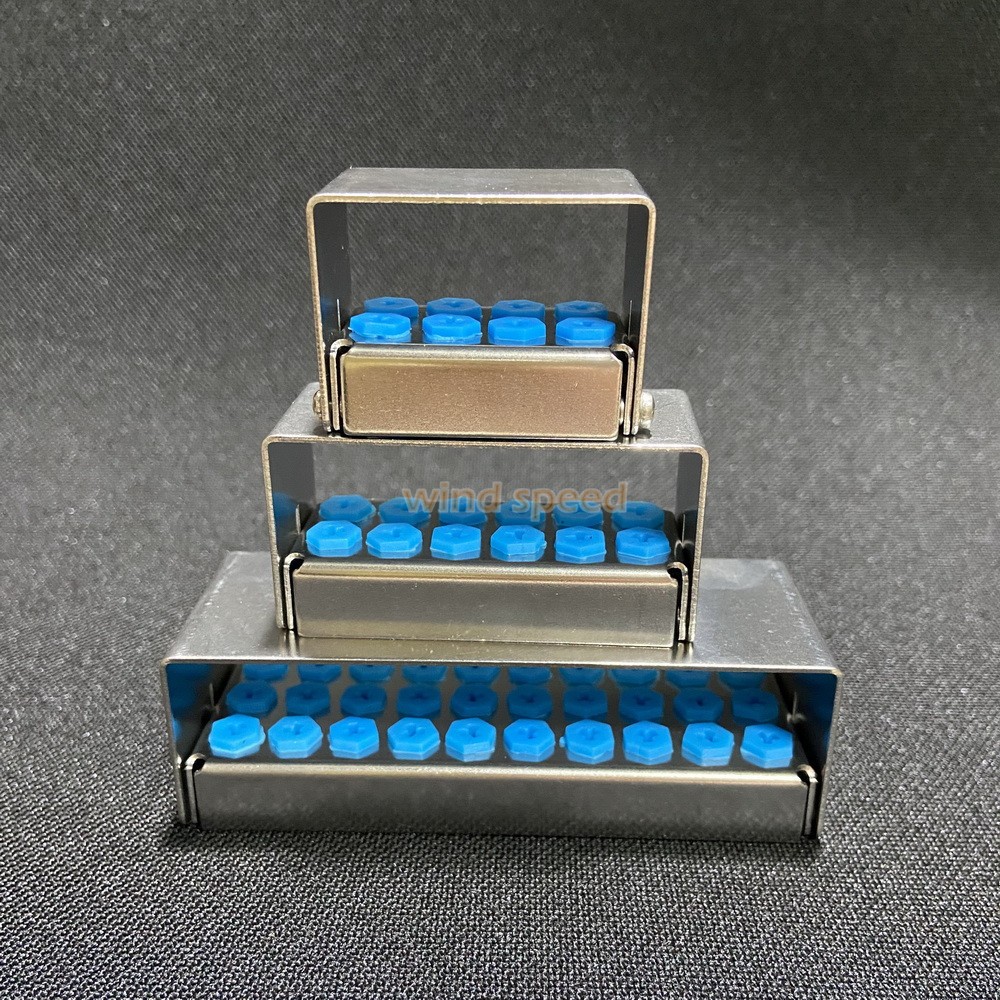 Dental Disinfection Box Implant Drill Burs Organizer Holder Block 8/12/30 Holes