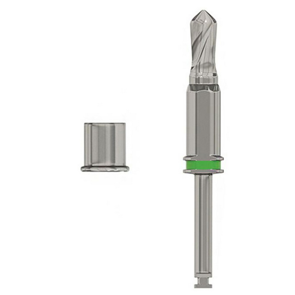 Dental External Irrigation Stopper Drill Ø3.65mm + Surg ical Guide Sleeve Set