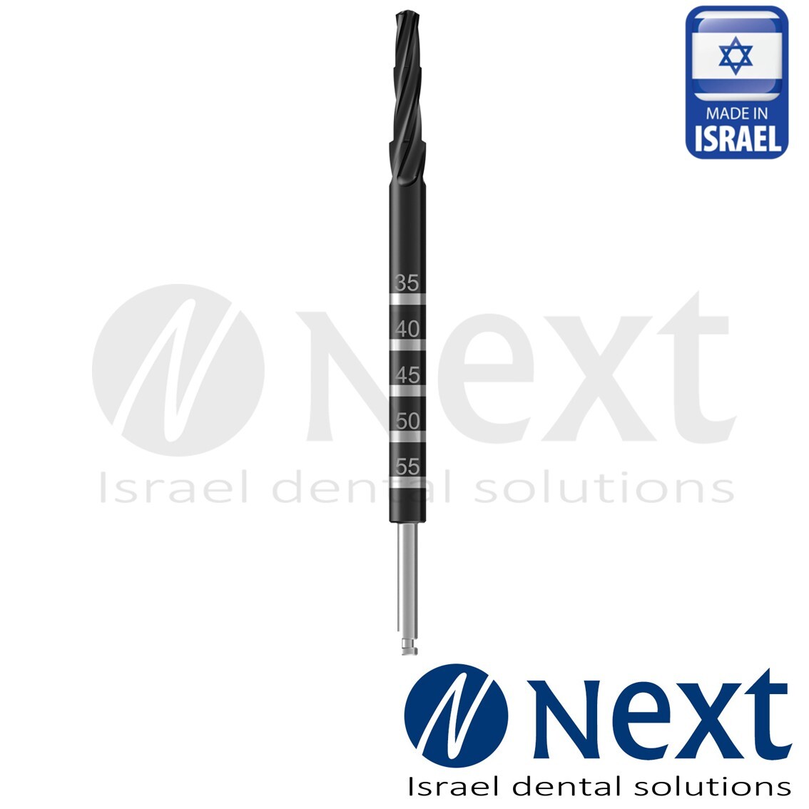 Dental Zygomatic Drill Ø4.2 mm carbon coating Zygoma L 60 mm