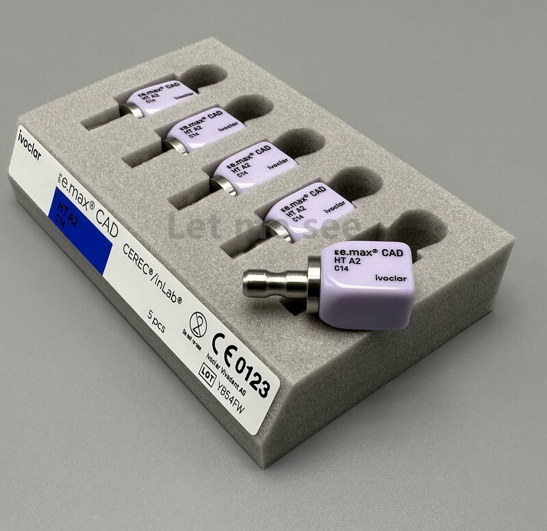 IVOCLAR E.max Cad Dental CEREC InLab Glass Ceramics Blocks ABUTMENT Refill 1~5pc