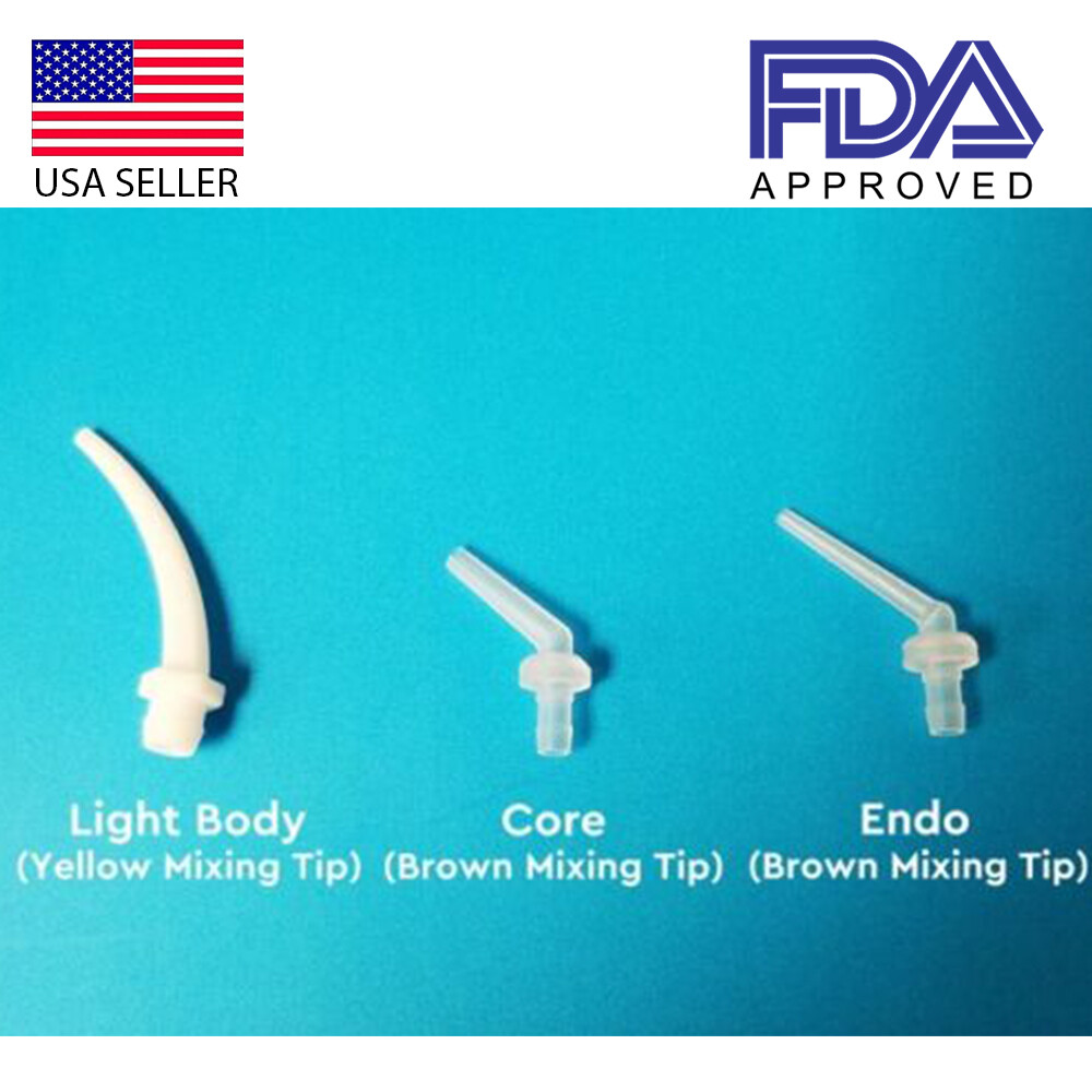 DX-MIXER Dental Intra-Oral Tips For Mixing Tips Light Body, Core, Endo