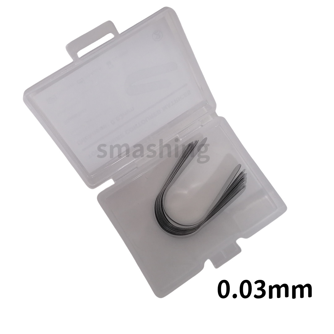 Dental Tofflemire Contoured Matrices Stainless Steel Matrix Bands 0.03mm/0.038mm