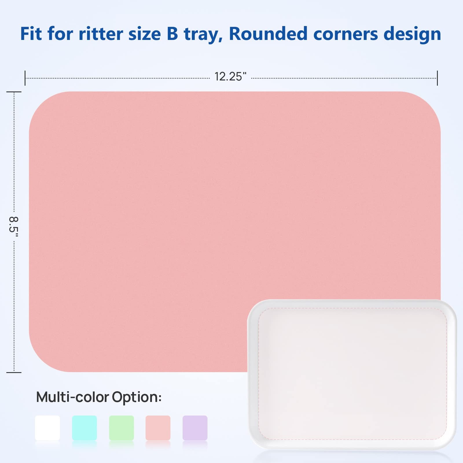 Dental Tray Paper Liners Disposable Medical Tray Covers Liner 1000, Surgery T…