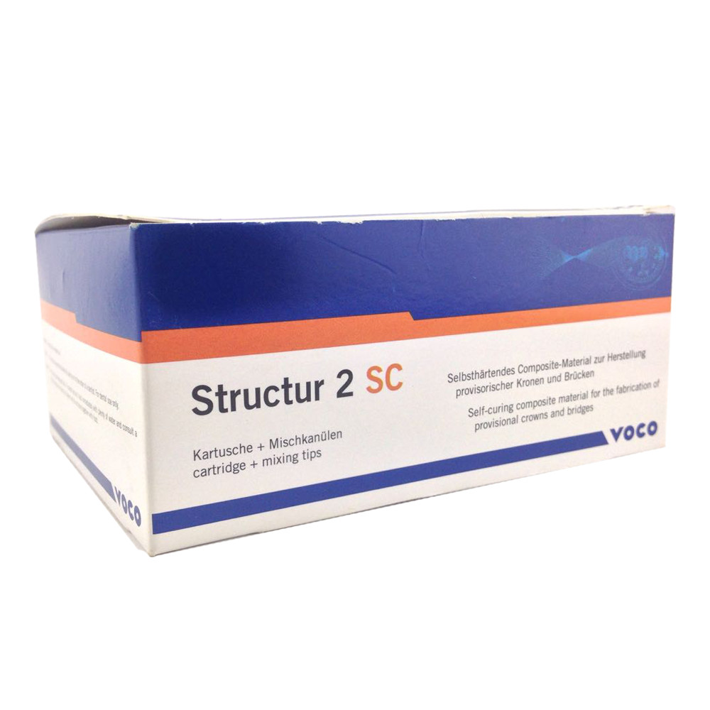 Voco Structur 2 SC Self-Curing Temporary Crown & Bridge Material Cartridge 75g