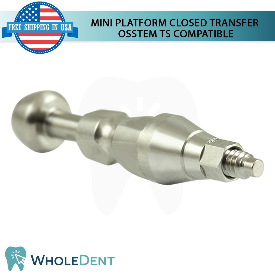 1X Mini Closed Transfer Dental 2.1mm Osstem® TS Hiossen® ET Compatible Hex