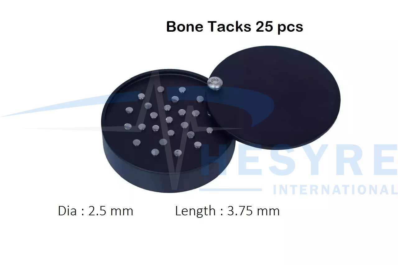 Dental Guide Bone Tacks 2.5mm Titanium Pins Membrane GBR Fixation Pins Case