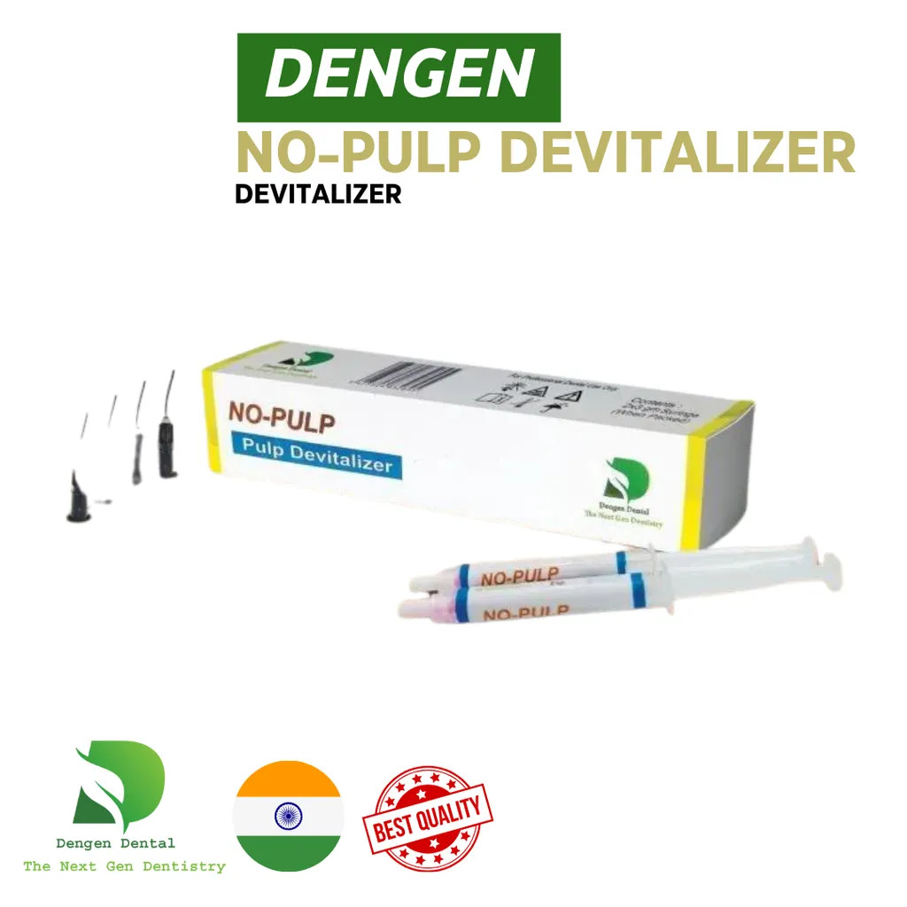 Dengen Dental No Pulp Devitalizer Paste Pack 2 x 3gm II Free Ship