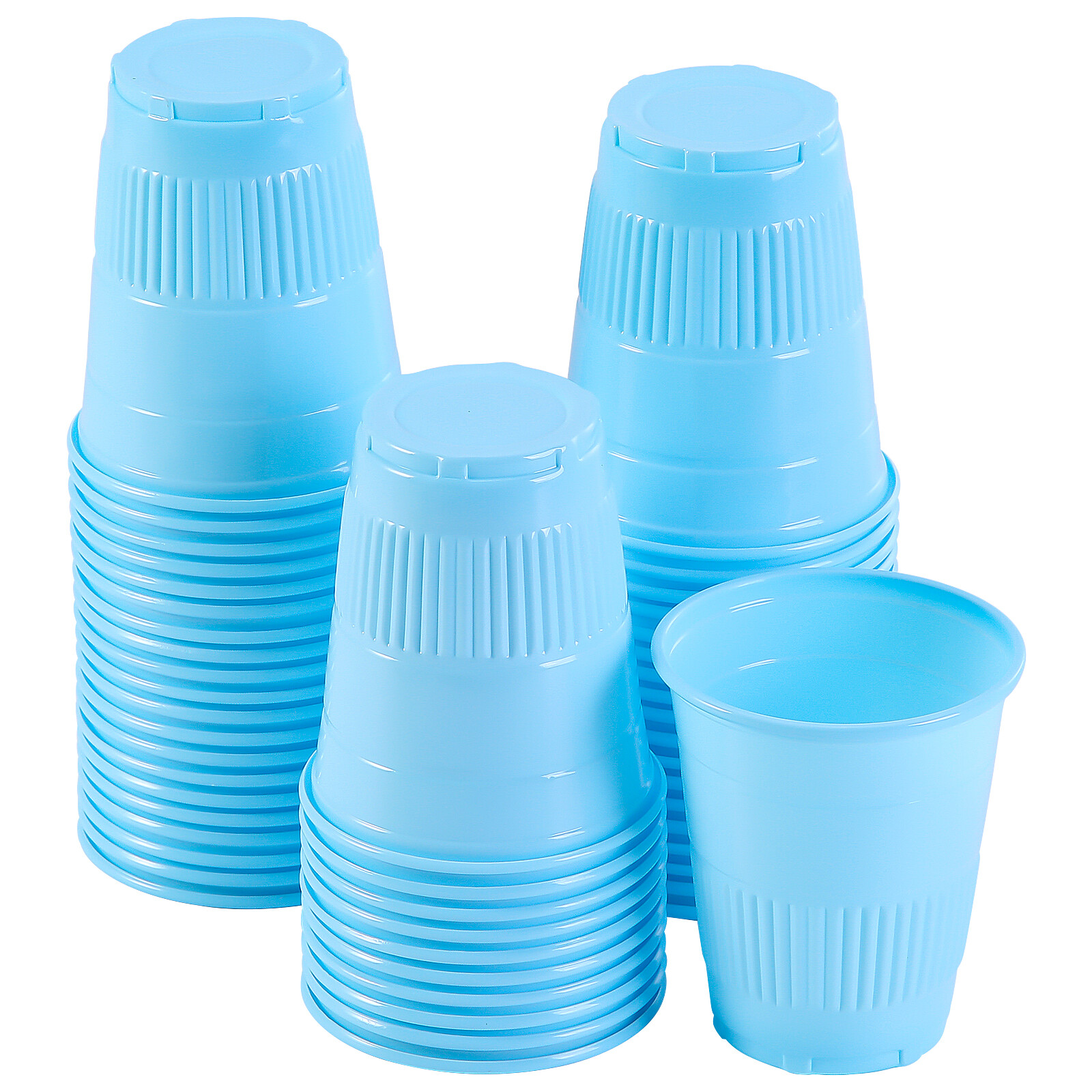 JMU 1000pcs Plastic Dental Cups 5oz Blue Disposable Drinking Cup Party Cups