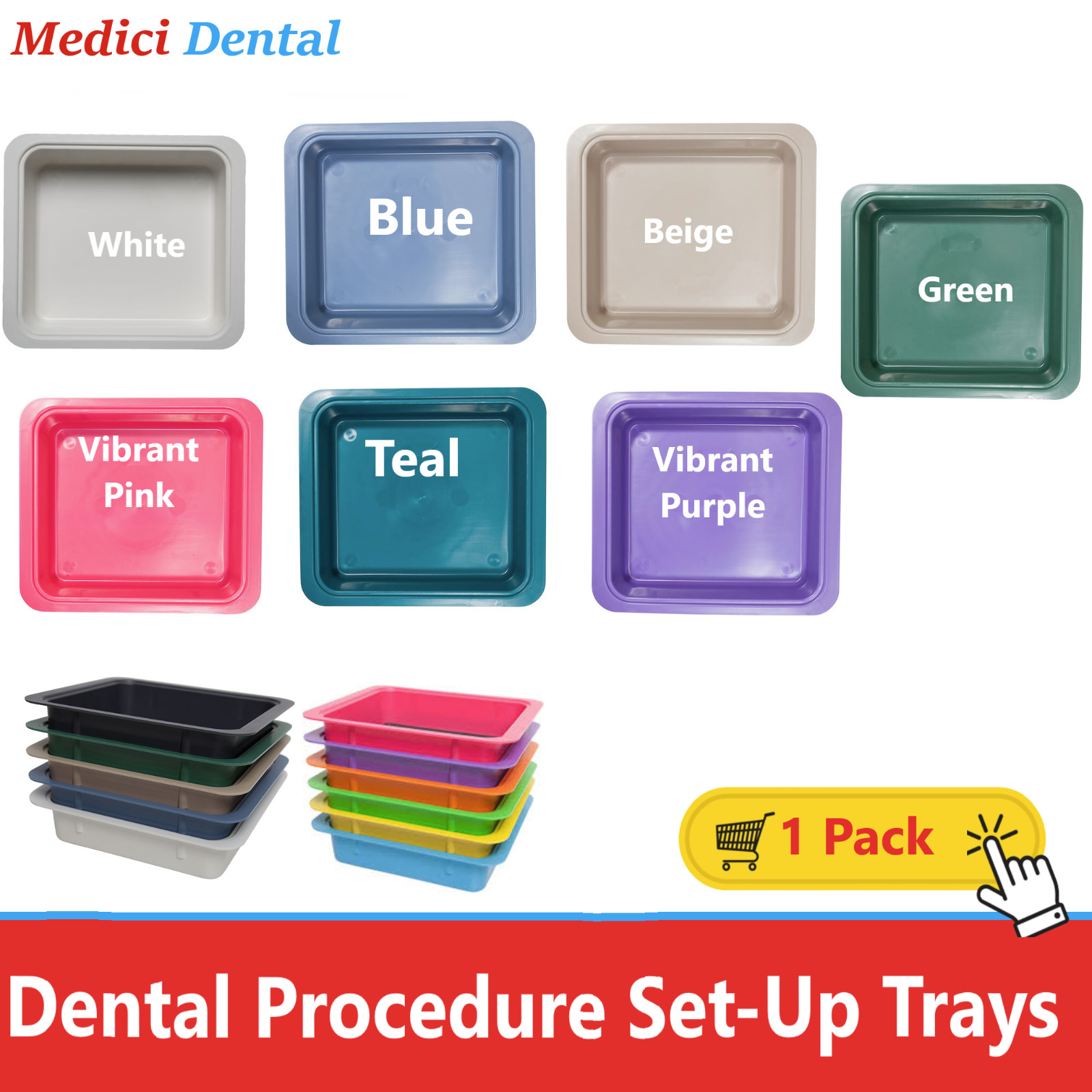 Dental Zirc Procedure Tub Complete Tub Kit – Cover, Divider, Tub Cup. Sponge