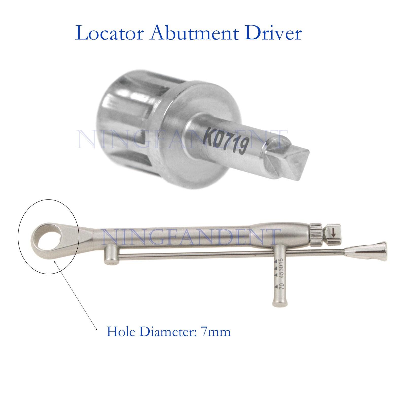 Zimmer Adin Mis Bego Locator Abutments For 1-5.0mm,Dental Wrench screw driver