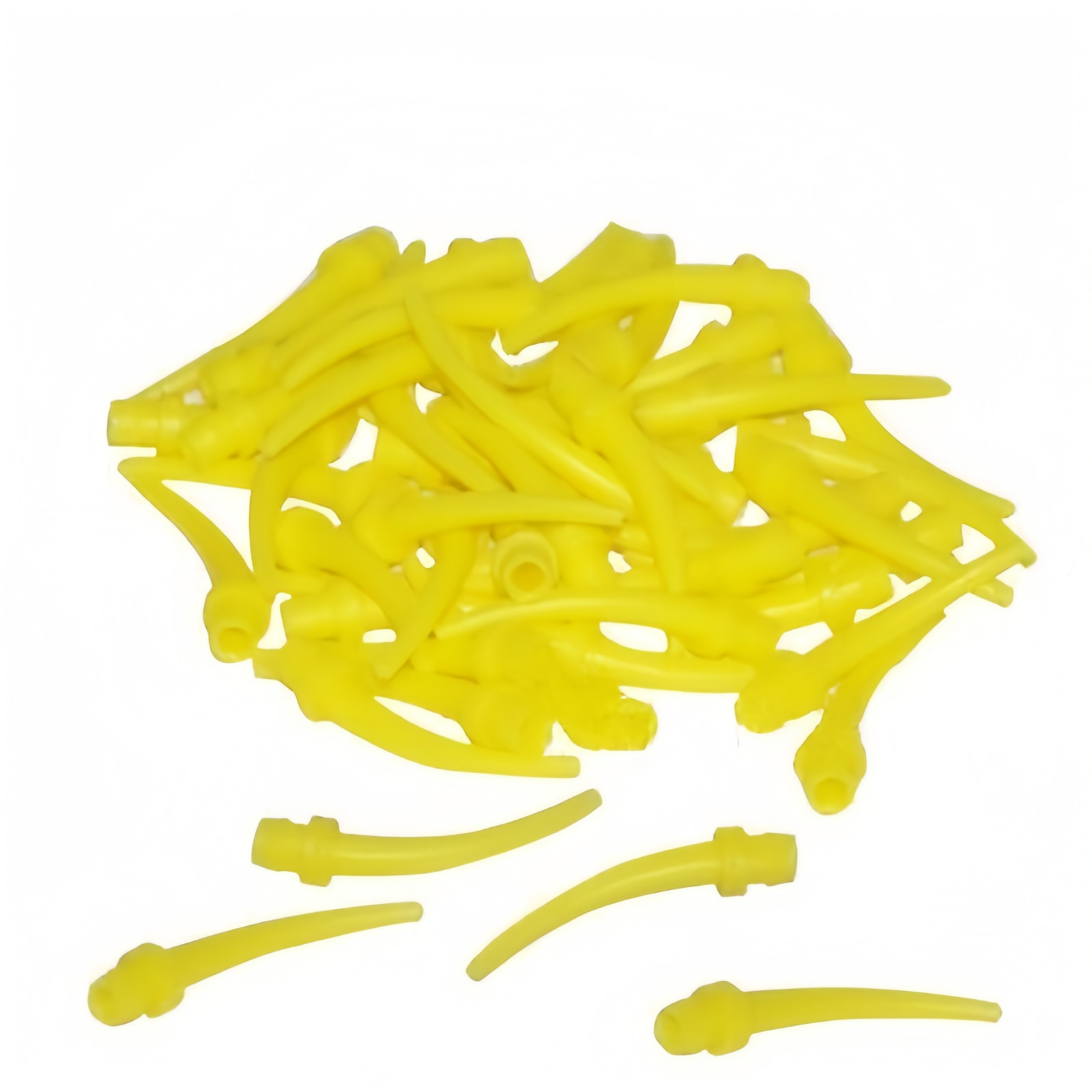 Dental Disposable Intra Oral Impression Mixing Tips Yellow Mixers