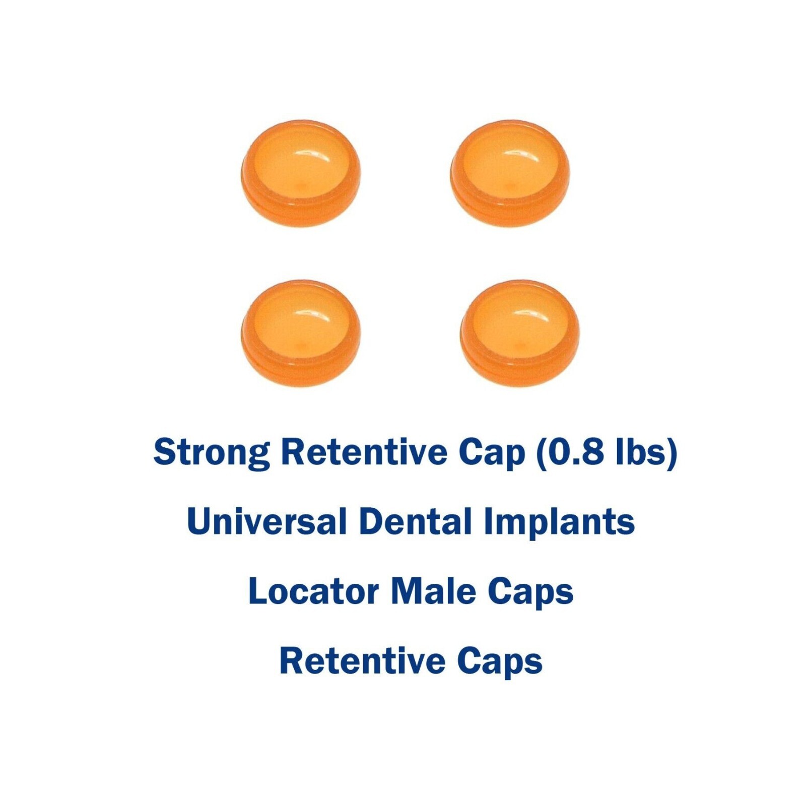 Universal Dental Overdenture Implant Retention Caps 0.8 lbs Locator Core Tool