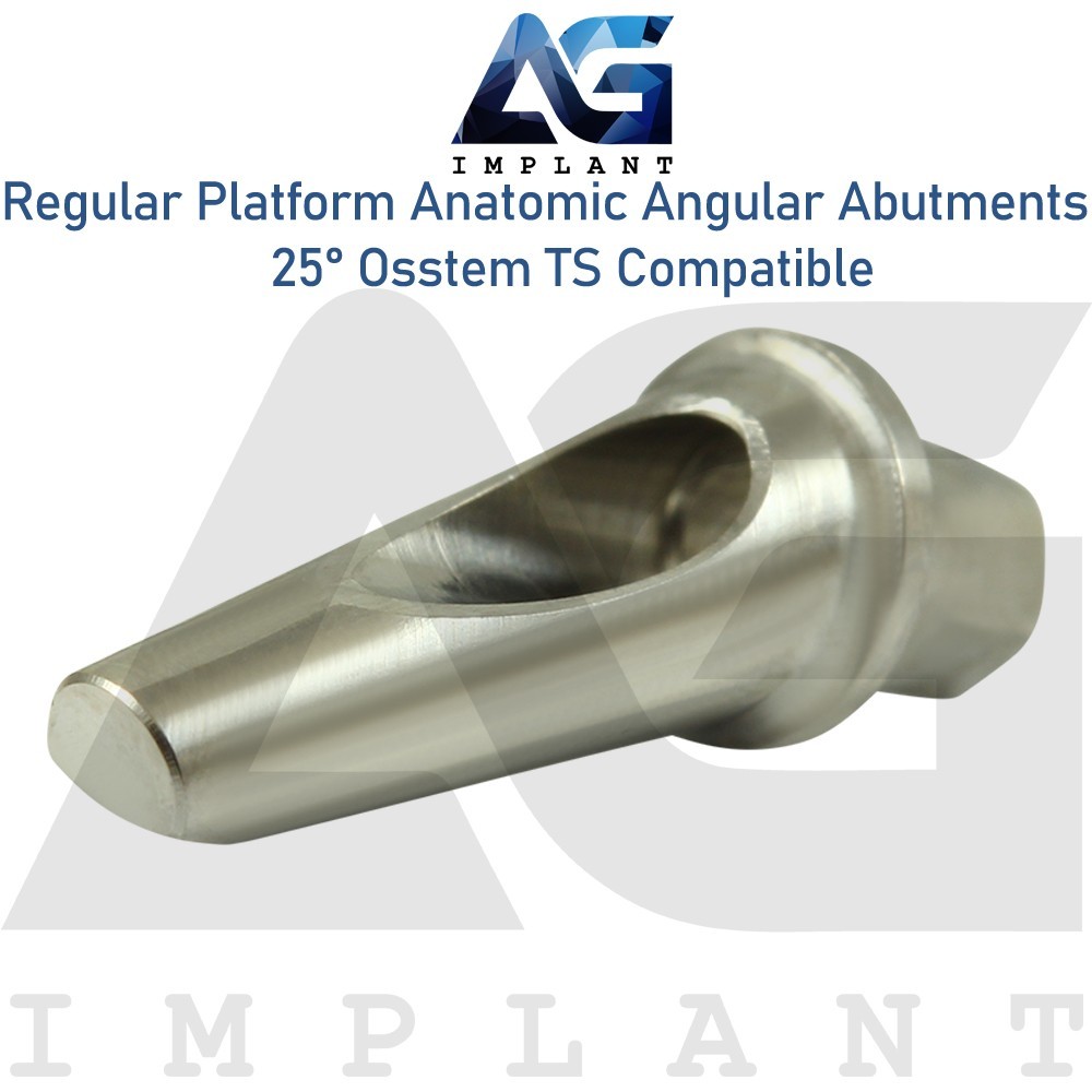 Angled Anatomic Prosthetic 25° Regular Platform 2.5mm 0sstem®TS Compatible