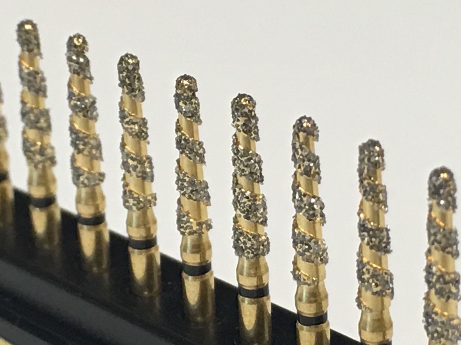 GH-198016xc /856-016xc 30X FG Gold DiamondBurs Triple Action crown & bridge prep