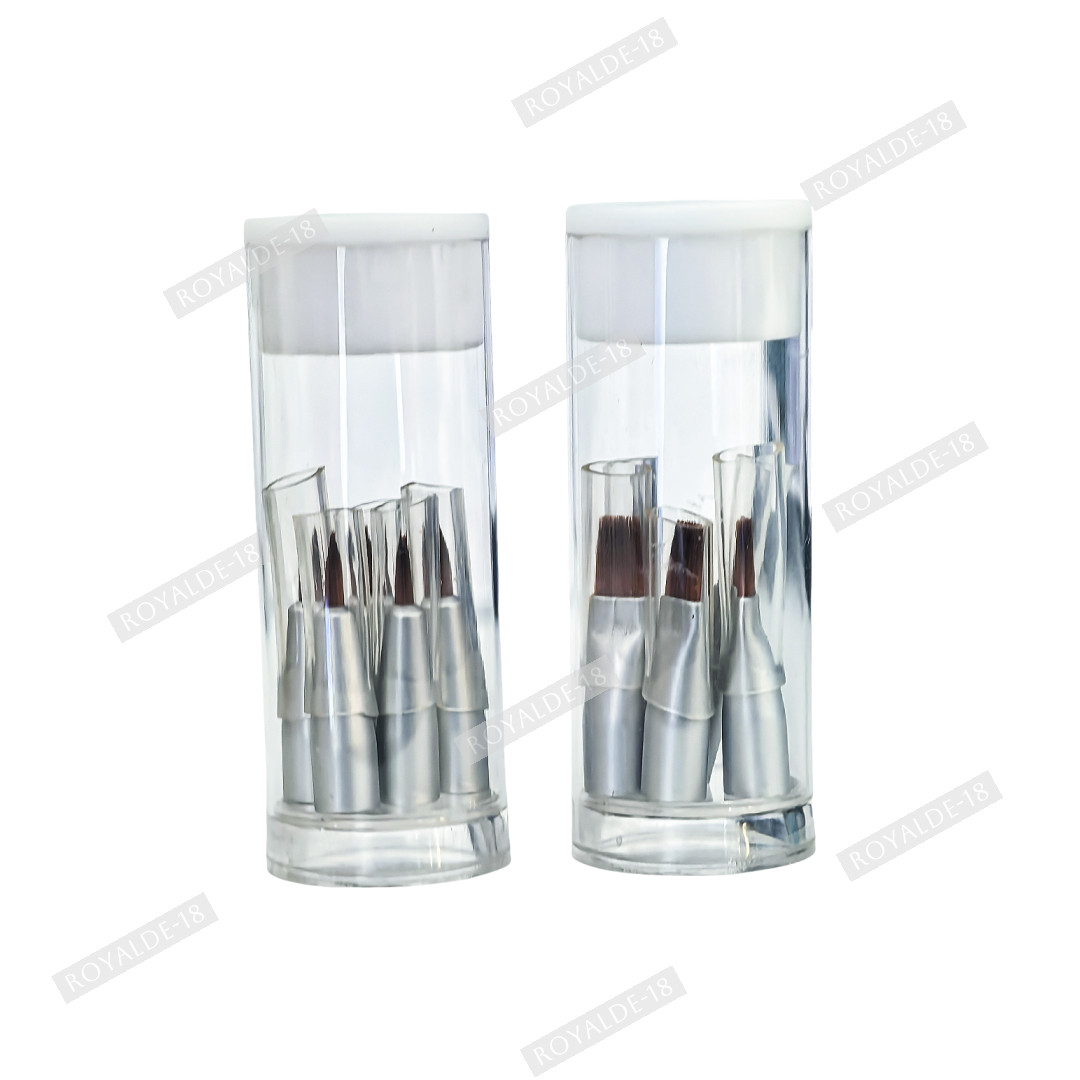 Dental Brush Pen Replaceable Brushes Tips Straight Curved Head Mini Micro Brush