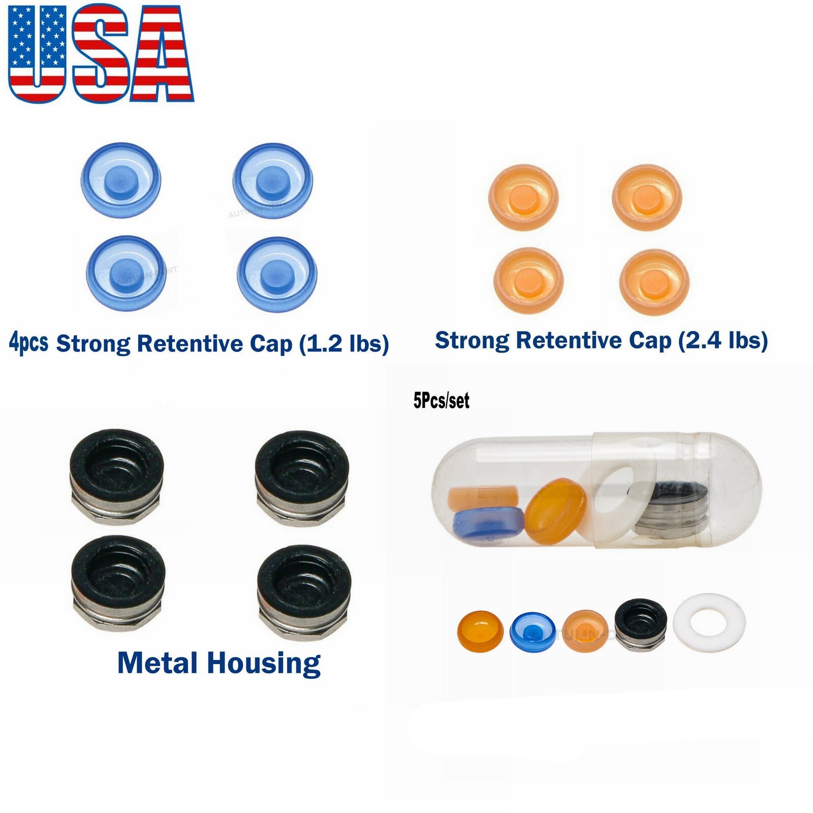 US Regular Locator Attachment Abutments for Hiossen ET Osstem TS 3.0-5.0mm GH