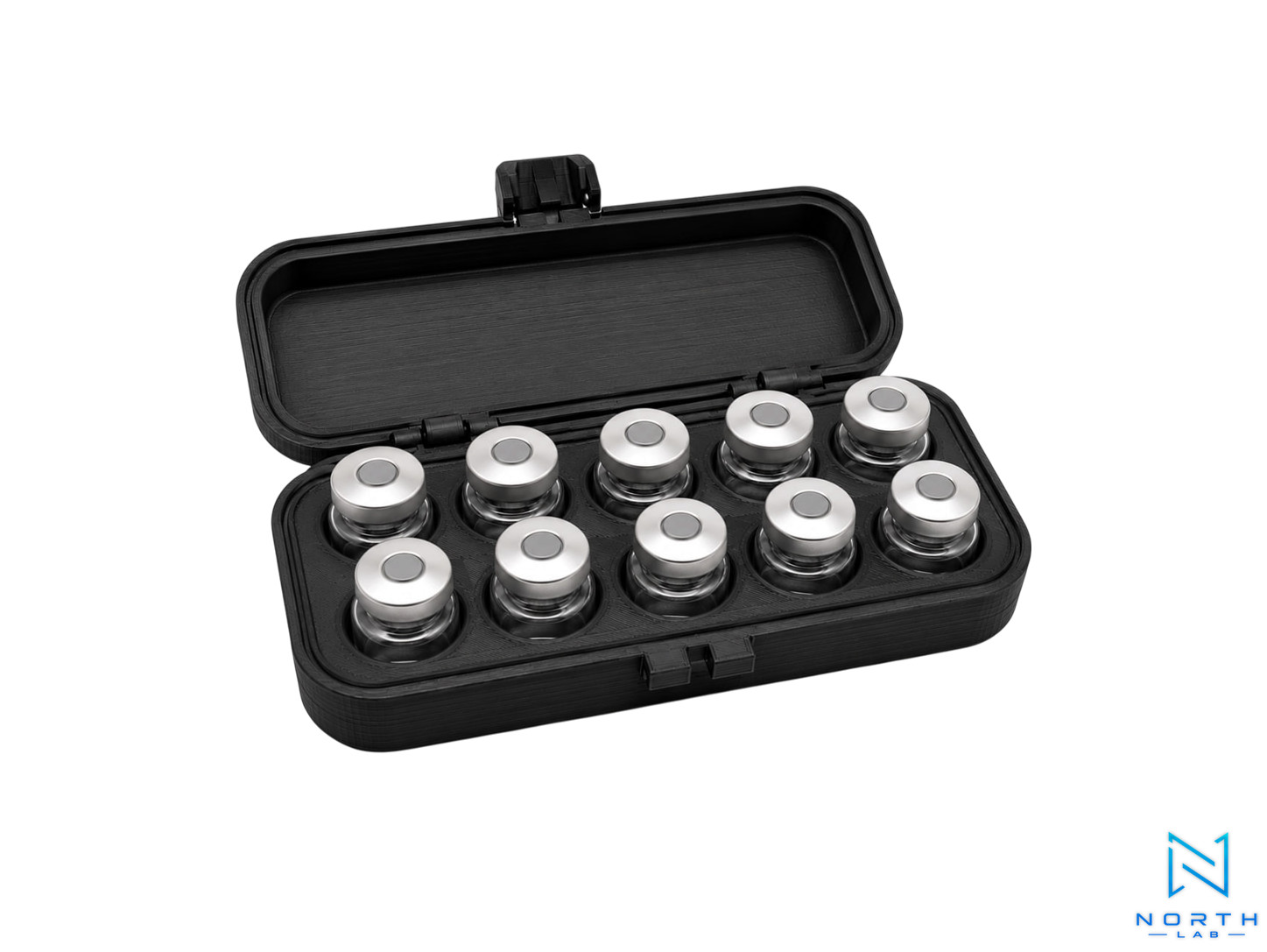 5mL Vial Storage Case Holds 10 Peptide Insulin TRT Vials Hard Organizer