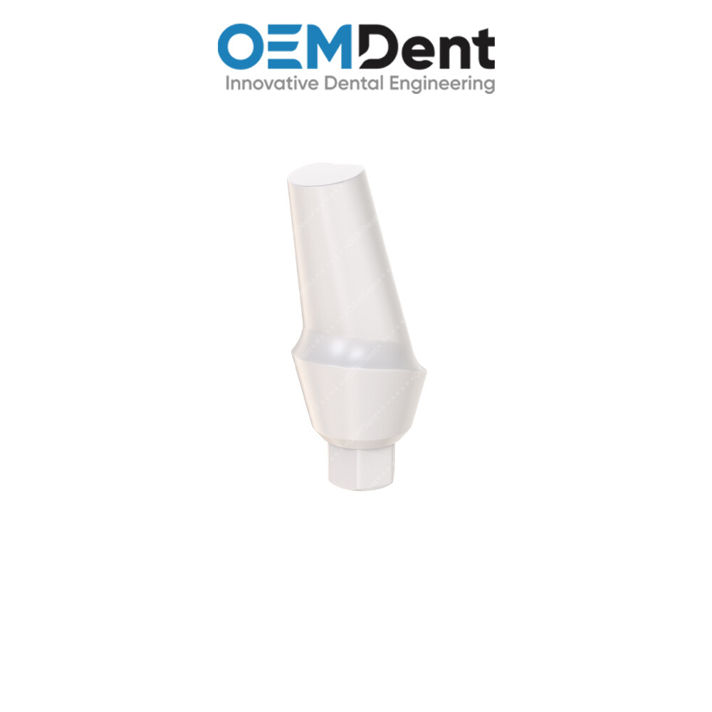 Peek Temporary Anatomic Angled Prosthetic 25° – Alfa Gate® Int Hex Compatible