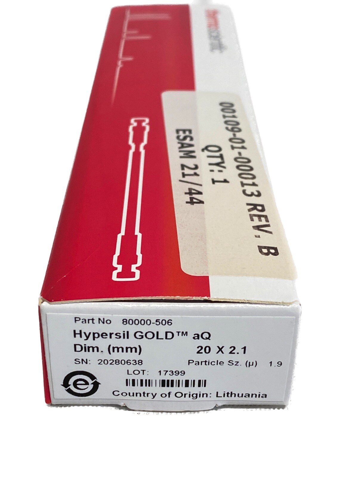 DIS THERMO Chromatography Hypersil GOLD aQ LC Column 20mm x 2.1mm 80000-506