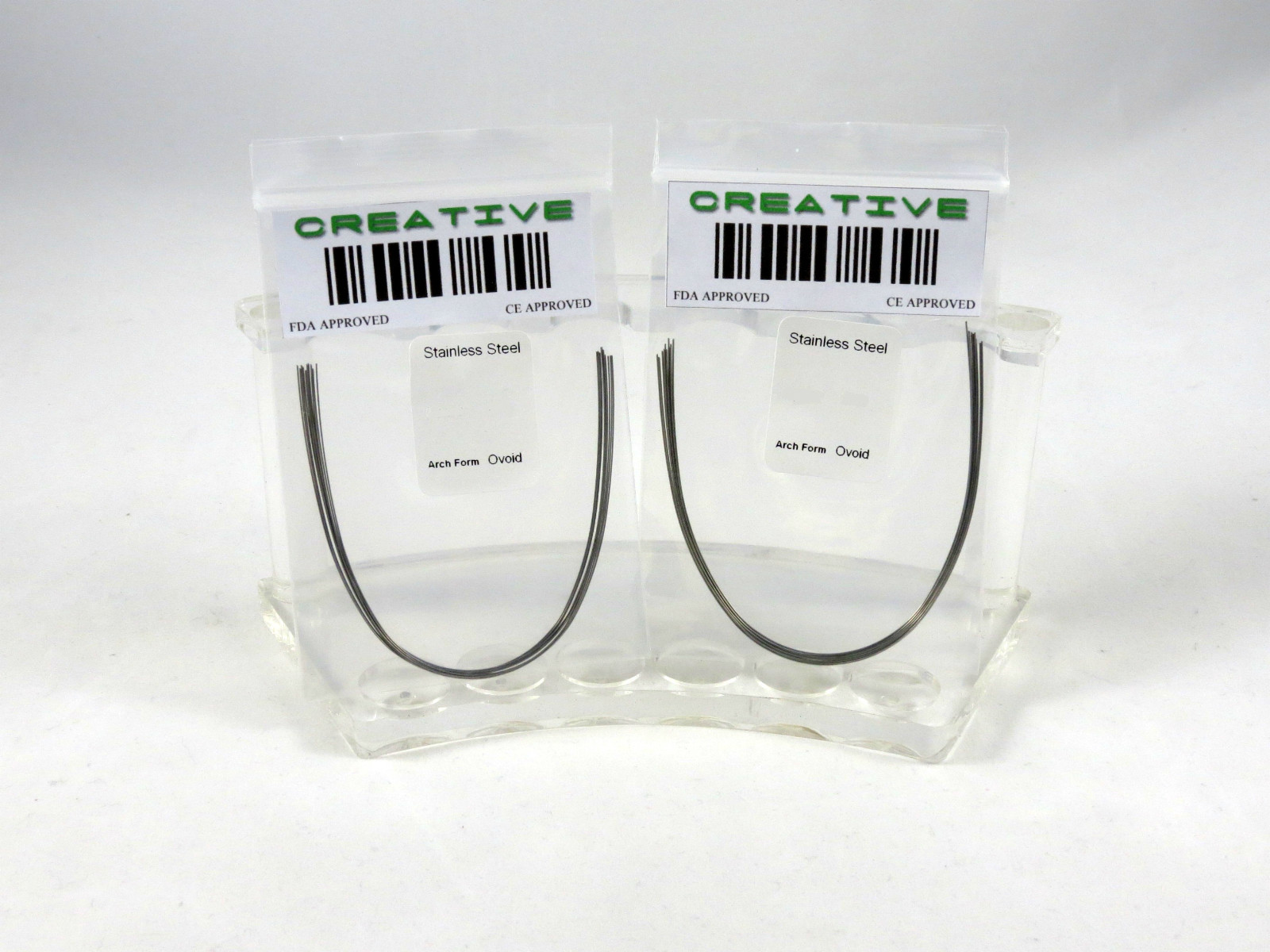 Dental Orthodontic Stainless Arch Wire .012″ Lower + Upper Ovoid Kit /20 CREATIV