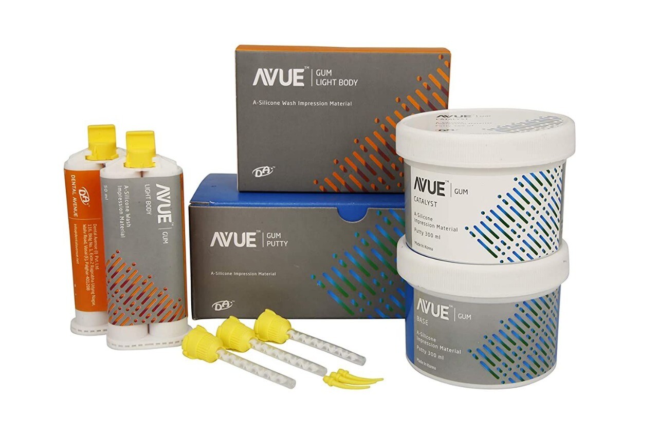 Dental Avenue Avue Gum A-Silicon Impression Material Bubble Free Consistency