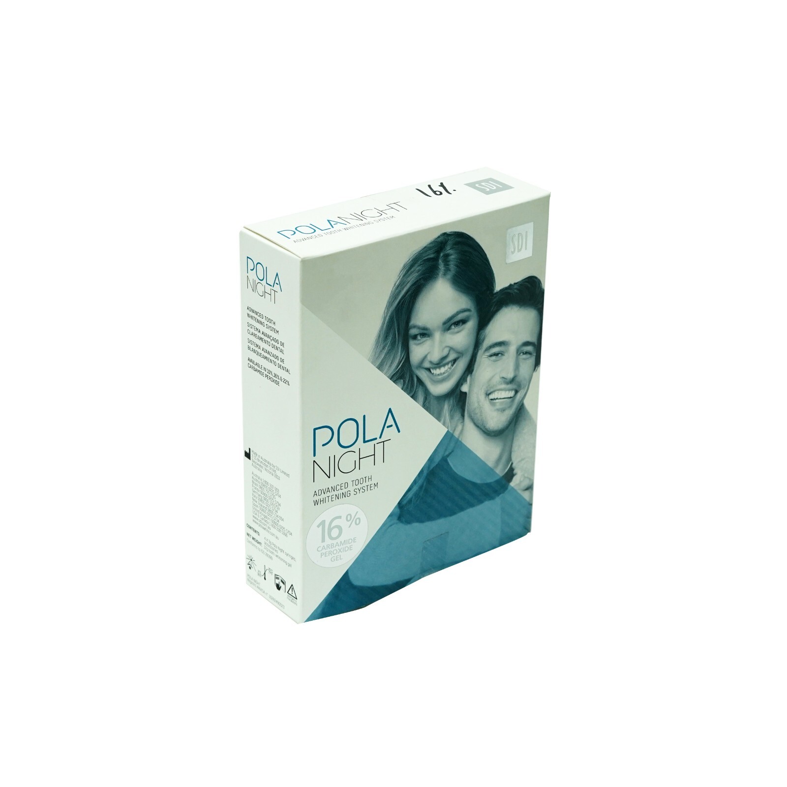 SDI Pola Night Kit 16 Percent Dental Tooth Whitening Bleach Kit of 4 X 3gm