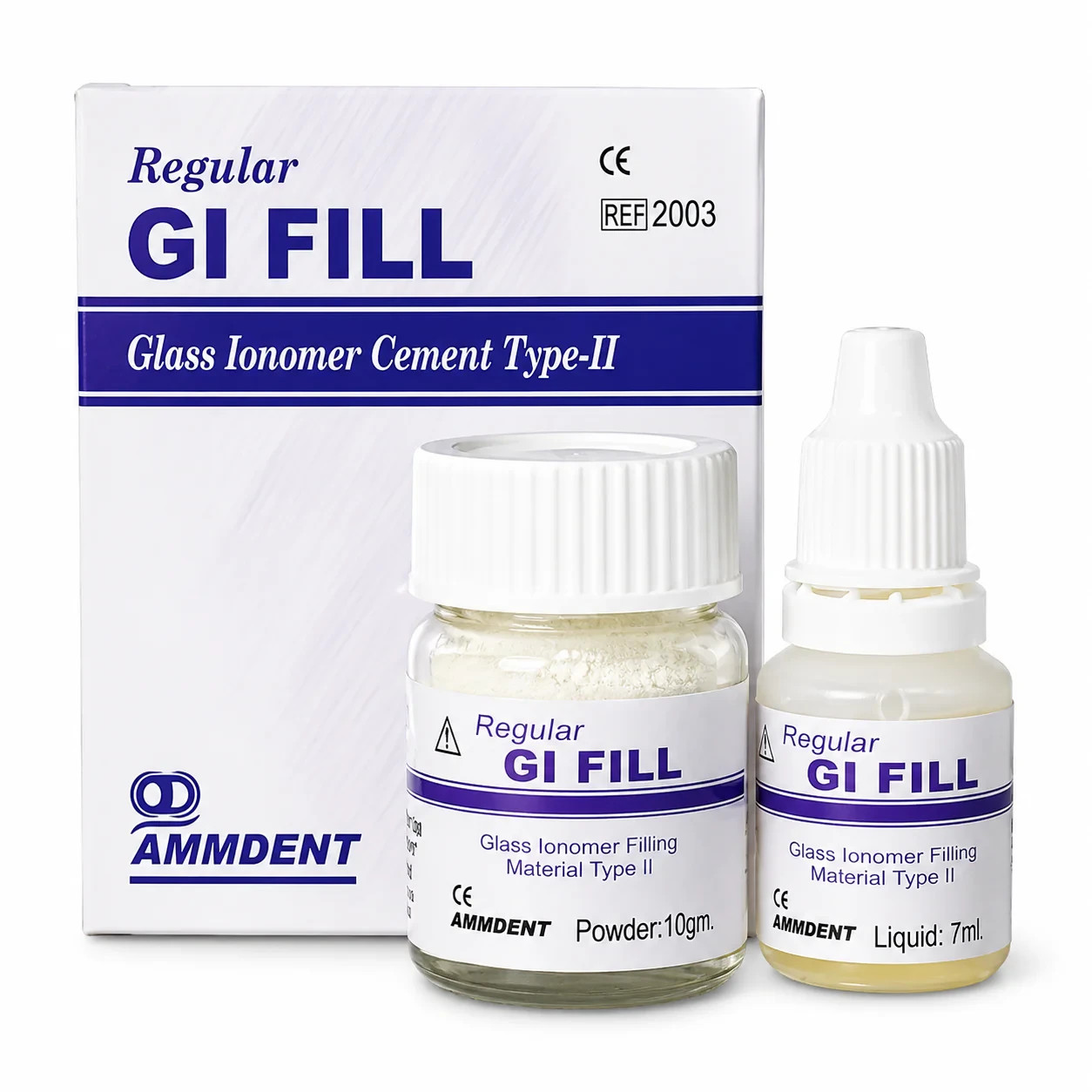 Ammdent GI FILL Glass Ionomer Restorative Filling Material Type II