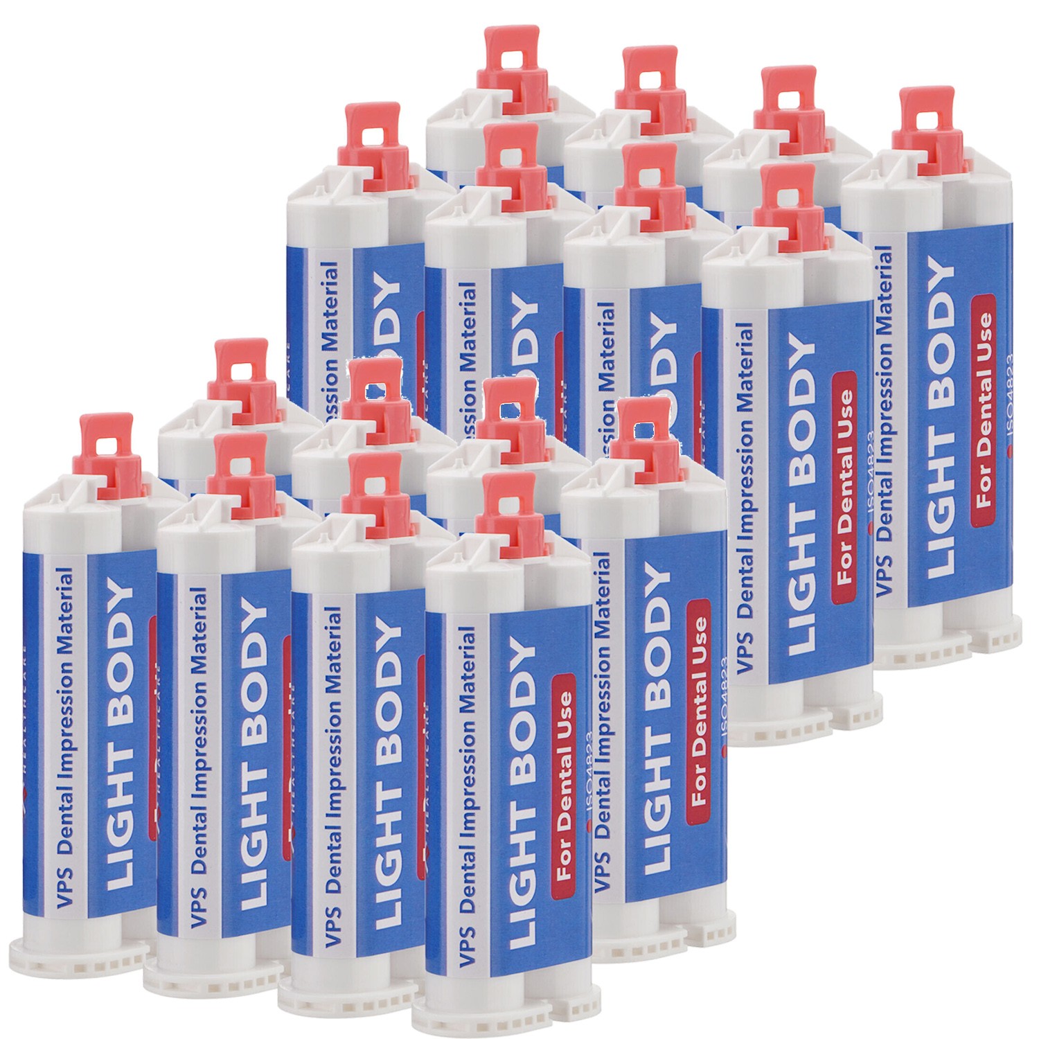 24Pcs Light Body Fast Rapid Set Impression Material 50mL Cartridges VPS PVS US
