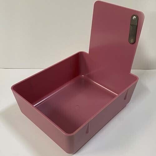 Mauve Dental Lab Pan w/Stainless Steel Clip 20pk 7″ x 5¾” x 2½” Made in the USA