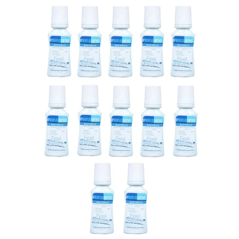 Sandika Pharma Proflo Acidulated Mouthwash (Pack of 12) Free Shipping….