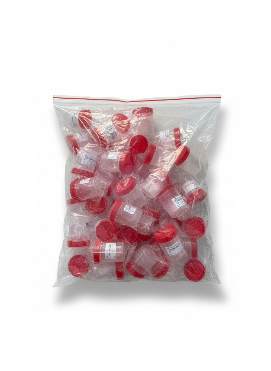 Sterile 120ml Urine Specimen Collection Cup, 100/bag