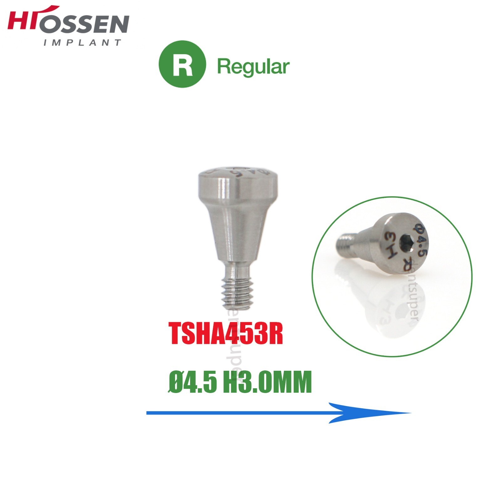 US Dental Healing Abutment Cap Driver Mini Regular Platform Fit Osstem & Hiossen