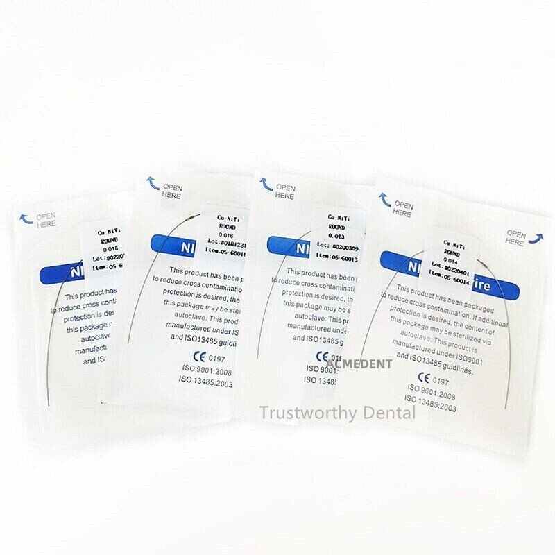 Dental Orthodontic Copper Cu-Niti Round Damon Form Arch Wires